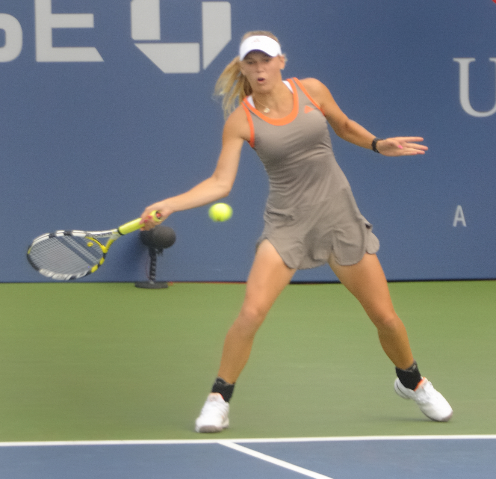 Wozniacki in US Open 2008